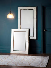 Gallery Direct Vienna Rectangular Bevelled Glass Frame Leaner / Wall Mirror, 140 x 80cm, Clear