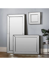 Gallery Direct Radley Rectangular Frame Wall Mirror, 109.5 x 79.5cm, Clear