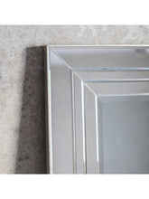 Gallery Direct Knapton Rectangular Bevelled Glass Leaner / Wall Mirror, 162 x 78cm, Clear