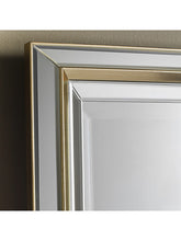 Gallery Direct Vogue Rectangular Frame Wall Mirror, 101 x 75cm, Gold