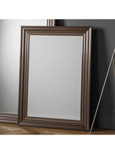 Gallery Direct Erskine Rectangular Frame Wall Mirror, 110 x 80.5cm, Pewter