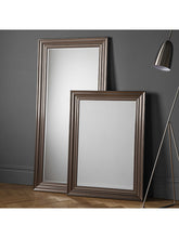 Gallery Direct Erskine Rectangular Frame Wall Mirror, 110 x 80.5cm, Pewter