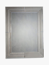 Gallery Direct Knapton Rectangular Bevelled Glass Wall Mirror, 113.5 x 83cm, Clear