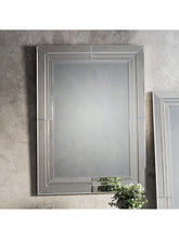 Gallery Direct Knapton Rectangular Bevelled Glass Wall Mirror, 113.5 x 83cm, Clear