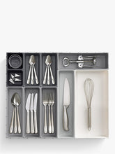 Joseph Joseph Blox 10 Piece Drawer Organiser Set, Grey / White