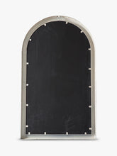 John LewisClassic Arch Window Metal Frame Indoor/Outdoor Wall Mirror, 100 x 61cm, Distressed White