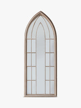 John LewisChurch Arch Window Metal Frame Indoor/Outdoor Wall Mirror, 152.5 x 59.5cm, Taupe