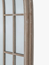 John LewisChurch Arch Window Metal Frame Indoor/Outdoor Wall Mirror, 152.5 x 59.5cm, Taupe