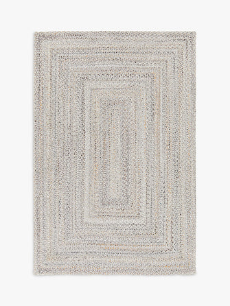 John LewisIndoor & Outdoor Braided Rug, Marl Grey, L180 x W120 cm