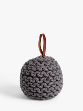 John LewisModern Country Chunky Knit Doorstop, Grey