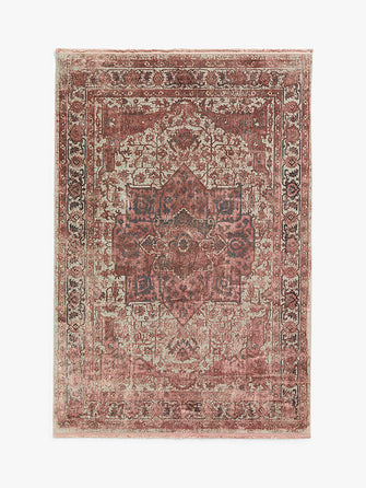 John LewisMedallion Fade Rug, L340 x W240 cm, Pink