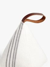 John LewisPyramid Doorstop, Grey Stripe