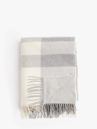 John LewisCashmere Blend Throw, Grey