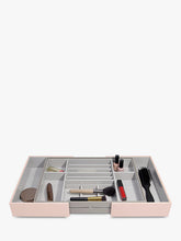 Stackers Cosmetic Slider Storage Tray, Blush Pink