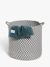 John Lewis ANYDAY3 Tone Cotton Rope Storage Basket, Large