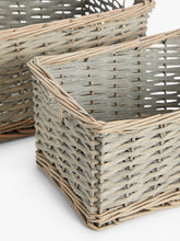 John Lewis ANYDAYWillow Storage Baskets, Set of 2, Natural / Grey