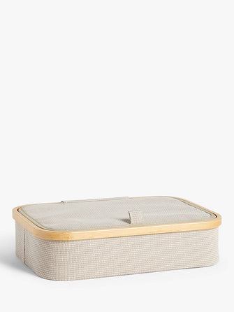 John LewisBamboo Rim Divided Storage Basket