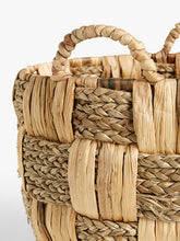 John LewisSeagrass & Water Hyacinth Check Storage Basket