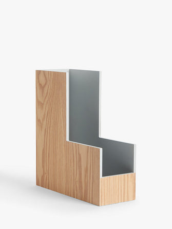 John LewisMDF File Holder, Natural / Grey