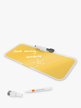 Leitz Cosy Dry Erase Desktop Pad & Marker, Yellow