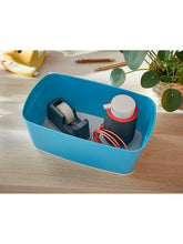 Leitz MyBox Long Organiser Desk Accessory Set, Blue