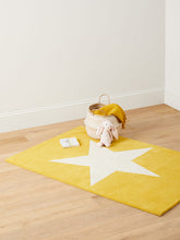 little home at John Lewis Star Children's Rug, Marigold, L170 x W110cm