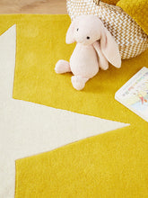 little home at John Lewis Star Children's Rug, Marigold, L170 x W110cm