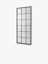 John LewisMetal Frame Rectangular Wall Mirror, 180 x 90cm, Black