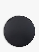 John LewisMetal Window Frame Round Wall Mirror, 115cm, Black