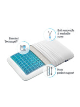 Technogel Pixel Deluxe Low Profile Gel Support Pillow, Medium/Firm