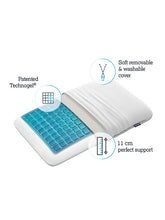 Technogel Pixel Deluxe Regular Profile Gel Support Pillow, Medium/Firm