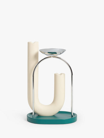 John LewisContemporary Jewellery Stand, White/Teal