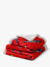 Disney Marvel Spiderman Sherpa Fleece Throw