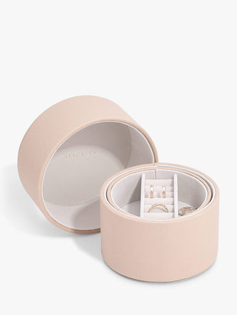 Stackers Bedside Jewellery Box Pod, Blush Pink