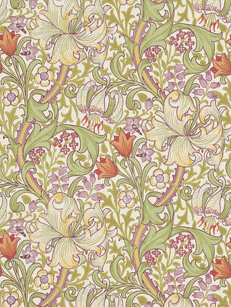 Morris & Co. Golden Lily Wallpaper, DCMW216834