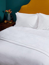 John LewisLuxe Curve Bedspread, White