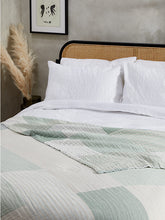 John LewisLine Up Cotton Bedspread, Multi