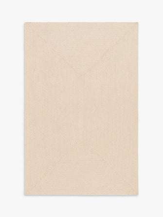 little home at John Lewis Natural Cotton Rug, 170 x 110cm