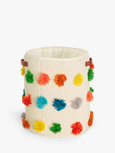 Harlequin Kids' Pom Pom Storage Basket, Multi