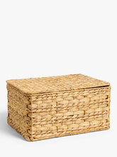 John Lewis ANYDAYWater Hyacinth Lidded Storage Basket