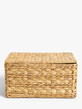 John Lewis ANYDAYWater Hyacinth Lidded Storage Basket