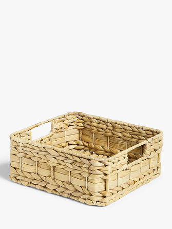 John Lewis ANYDAYWater Hyacinth Storage Tray, Natural