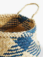 John LewisBlue Pattern Seagrass Basket