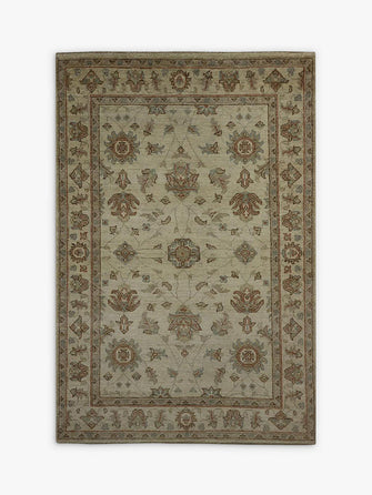 Gooch Oriental Ziegler Rug, Ivory, L188 x W126 cm