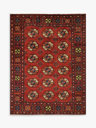 Gooch Oriental Ersari Rug, Red, L214 x W164 cm