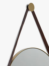 John Lewis + Swoon Sartre Round Metal Frame Suspended Wall Mirror, 75cm, Gold