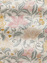 John LewisLydia Floral Vinyl Wallpaper, Turmeric