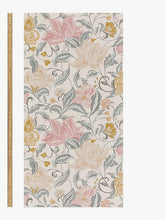 John LewisLydia Floral Vinyl Wallpaper, Turmeric