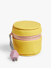 John LewisPlain Mini Cylinder Jewellery Box, Yellow