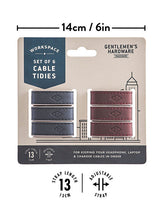 Gentlemen's Hardware Cable Tidies, Set of 6